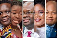 Some of the Cabinet ministers of President John Dramani Mahama