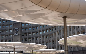 The Robert C. Weaver Federal Building in Washington, DC, is seen on July 8, 2025