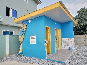 The washroom facility donated by Sigma Gamma Rho Sorority Inc