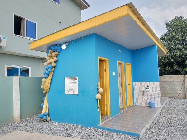 The washroom facility donated by Sigma Gamma Rho Sorority Inc