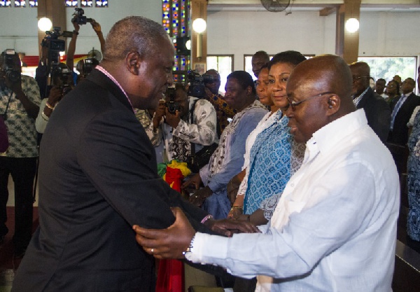 President Mahama and Nana Addo Dankwa Akufo-Addo
