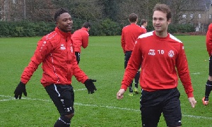 Asiedu Attobrah played his first game for Kortrijk