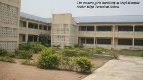 The modern girls dormitory at Mafe-Kumeur Senior High Technical School
