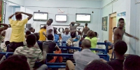 Some youth are seen investing their time and money into betting