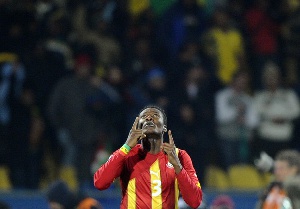Ghana Black Stars captain Asamoah Gyan