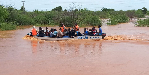 Boat with 'large number of people' capsizes in Kenya floods