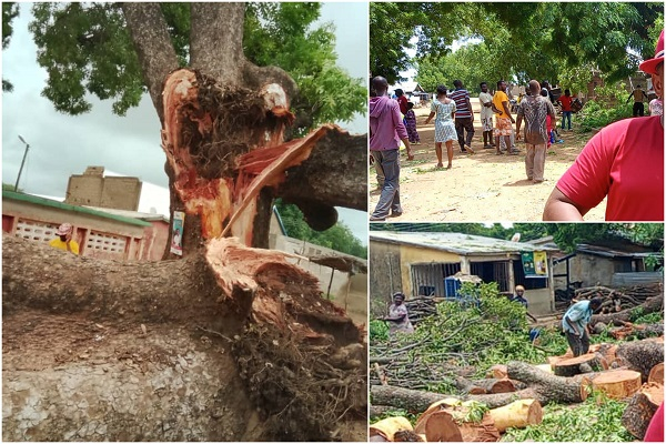 Scenes from the incident