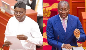 Majority Leader Mahama Ayariga and Minority Leader Alexander Afenyo-Markin