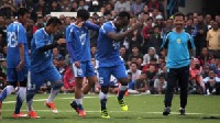Michael Essien scoring his first goal in Indonesia on Saturday night