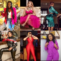 Ghanaian celebrities show off their clothes