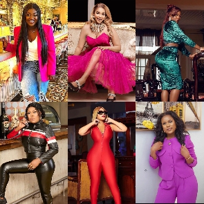 Ghanaian celebrities show off their clothes