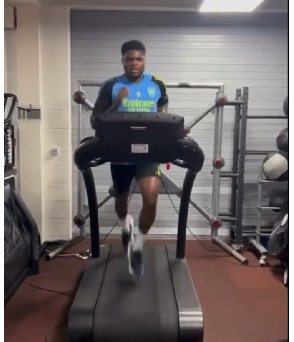 Partey is back in training