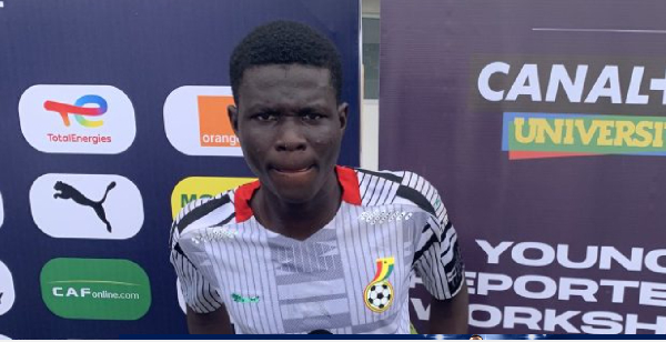Ghana U-15 standout John Andor