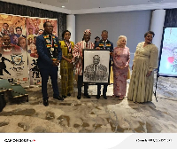 Speaker of Parliament Alban Bagbin with some dignitaries