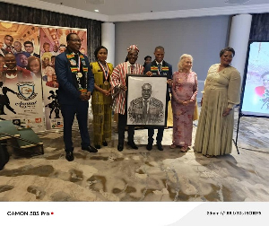 Speaker of Parliament Alban Bagbin with some dignitaries