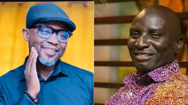 Media personality Francis Doku (L) and filmmaker Socrate Safo (R) have clashed over a 2017 article