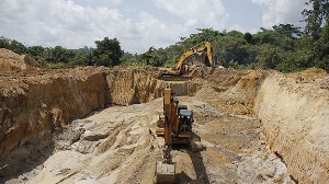 Over 500 excavators were seized during the crusade against illegal mining