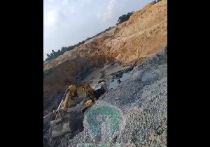 Illegal Mining Pit Disaster: Four feared dead, 20 trapped in Akyem Wenchi