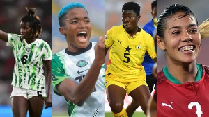 L-R Okoronkwo, Ajibade, Asantewaa and Chebbak