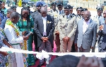 Otumfuo Osei Tutu II, George Akuffo Dampare (IGP) and other dignitaries
