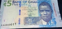 Circulation of new GHC5 Cedi note begins today