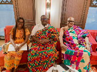 Ambassador Kojo Bonsu (first from the right)