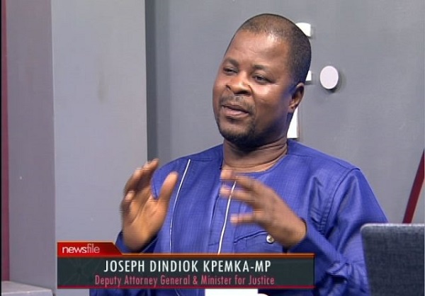 Joseph Dindiok Kpemka, Deputy Minister of Justice
