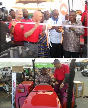 The multi-purpose CASE-IH Tractors were launched in the Ashanti Regional capital