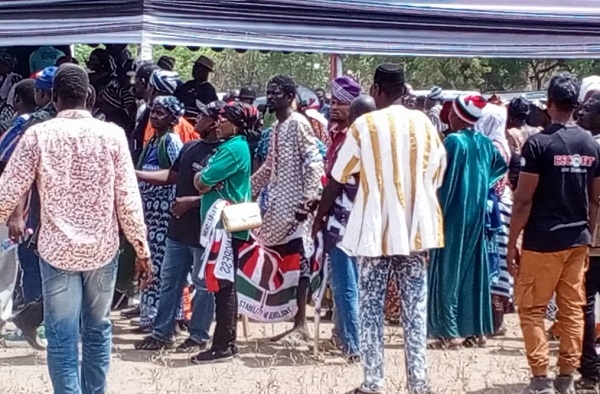 Some supporters at the funeral of the late Queen mother of Busunu