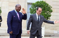 John Mahama and Hollande in previous visit