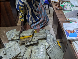 Police arrest suspect with 37 slabs of suspected Indian Hemp at Tema