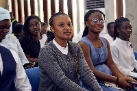 Some ladies at an event