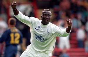 Tony Yeboah scored  32 goals in 61 appearances for Leeds United