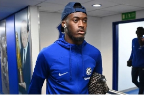 Chelsea player, Callum Hudson-Odoi