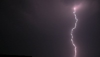 File photo of thunder