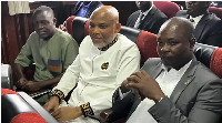 Di Nigeria goment don call dia first witness for di matter against Nnamdi Kanu (M)