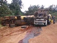 The tanker truck was traveling from Benso to Tema