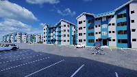 An artistic impression of the Oxygen City Housing Project in Ho