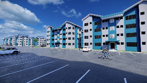 An artistic impression of the Oxygen City Housing Project in Ho