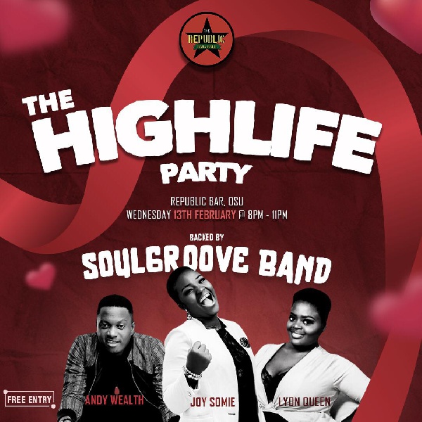 The Highlife Party comes off at The Republic Bar