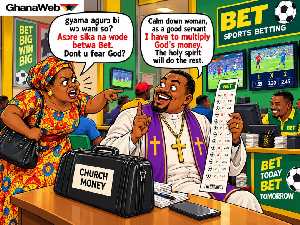 Dear GhanaWeb: My pastor husband uses church money to bet