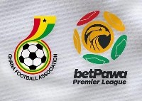 Ghana Premier League logo and Ghana Premeir League logo (R)