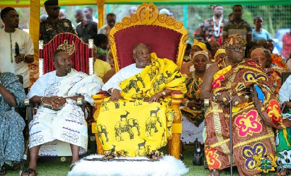 Oboade Notse King Professor Odaifio Welentsi III at the event