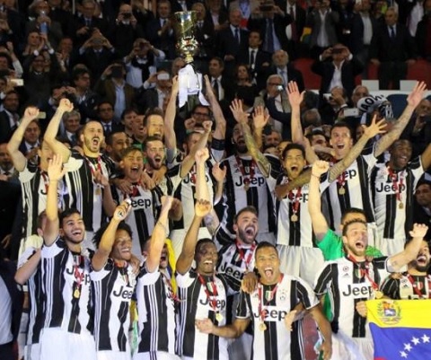Kwadwo Asamoah's Juventus won the Seria A title
