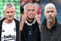 L-R: Solskjaer, Mourinho and Ten Hag have been sacked by their clubs