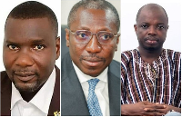 Kwame Lukutor (L) says Afenyo-Markin (M) and Abroye DC (R) are birds of the same feathers