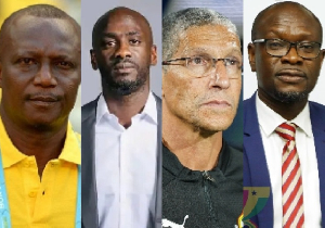 L-R: Kwasi Appiah, Otto Addo, Chris Hughton and CK Akonnor are former Black Stars coaches