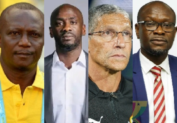 L-R: Kwasi Appiah, Otto Addo, Chris Hughton and CK Akonnor are former Black Stars coaches