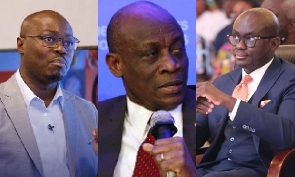 Dr Cassiel Ato Forson, Seth Terkper and Godfred Dame (from L to R)