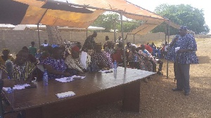 Cross section of traditional rulers at the durbar grounds